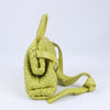 Bottega Veneta Intrecciato Small Leather 2Way Handbag in Yellowish Green Secondhand