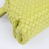 Bottega Veneta Intrecciato Small Leather 2Way Handbag in Yellowish Green Secondhand