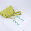 Bottega Veneta Intrecciato Small Leather 2Way Handbag in Yellowish Green Secondhand