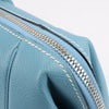 HERMES Paris Bombay 35 Veau Epsom Blue Jean Silver Metal Fittings Handbag □K: 2007 Secondhand