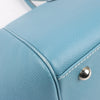 HERMES Paris Bombay 35 Veau Epsom Blue Jean Silver Metal Fittings Handbag □K: 2007 Secondhand