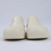 Bottega Veneta Puddle Shearling Cozy Matt Rubber Low Top Shoes in Ivory Secondhand