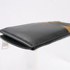 Bottega Veneta Leather Fragment Case in Black × Brown Secondhand