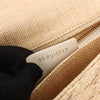 Dior Caro Raffia x Leather Medium Shoulder Bag in Beige Secondhand