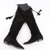 Celine Chat Botté Over-The-Knee Flat Boot in Suede Calfskin in Size 38 RM0220 Secondhand