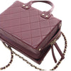 Secondhand Chanel Small CC Quilted Calfskin Top Handle Convertible Vanity Case