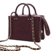 Secondhand Chanel Small CC Quilted Calfskin Top Handle Convertible Vanity Case