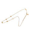 Louis Vuitton Gold Plated Flower Full Necklace Secondhand