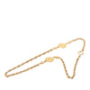 Chanel CC Gold Plated Medallion Wrap Around Necklace Secondhand