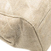 Chanel CC Stitched Linen Chain Tote Secondhand