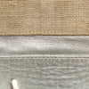 Chanel CC Stitched Linen Chain Tote Secondhand