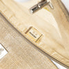 Chanel CC Stitched Linen Chain Tote Secondhand