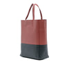 Celine Small Bicolor Leather Vertical Cabas Secondhand