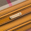 Burberry House Check Canvas and Leather Trimmed Bridle Crossbody Secondhand