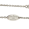 Louis Vuitton Silver Plated Essential V Supple Bracelet Secondhand