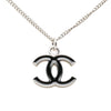 Chanel CC Brass Enamel Logo Necklace Secondhand