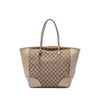 Gucci GG Canvas and Metallic Calfskin Bree Tote Secondhand