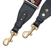 Dior Studded Embroidered Canvas Bag Strap Secondhand
