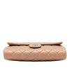 Chanel CC Quilted Lambskin Clutch With Chain Secondhand