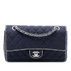 Chanel Medium Classic Printed Grosgrain Double Flap Secondhand