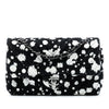 Secondhand Chanel Medium Chevron Tweed Paint Splatter Double Flap