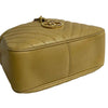 Chanel CC Chevron Caviar Vanity Case with Chain Secondhand