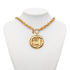 Chanel Gold Plated 31 Rue Cambon Coin Pendant Necklace Secondhand