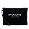 Saint Laurent Canvas Rive Gauche Clutch Secondhand