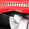 Saint Laurent Medium Croc Embossed Leather Kate Tassel Crossbody Secondhand