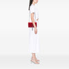 Saint Laurent Medium Croc Embossed Leather Kate Tassel Crossbody Secondhand