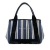 Balenciaga Canvas Striped Navy Cabas S Secondhand