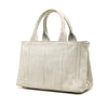 Prada Small Denim Canapa Logo Tote Secondhand