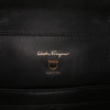 Ferragamo Leather Gancini Trifolio Satchel Secondhand