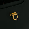 Ferragamo Leather Gancini Trifolio Satchel Secondhand