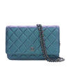 Chanel CC Quilted Iridescent Lambskin Wallet on Chain Secondhand