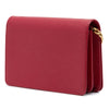 Secondhand Prada Saffiano Lux Flip Lock Wallet on Chain