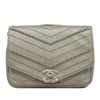 Chanel Small Chevron Calfskin Embellished Data Center Envelope Flap Secondhand
