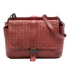 Bottega Veneta Nappa Intrecciato Double Sided Flap Messenger Bag Secondhand