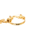 Chanel Gold Plated CC Cross Brooch Secondhand