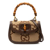 Gucci Small Jumbo GG Canvas Bamboo 1947 Top Handle Bag Secondhand