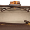 Secondhand Gucci Small Jumbo GG Canvas Bamboo 1947 Top Handle Bag
