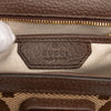 Secondhand Gucci Small Jumbo GG Canvas Bamboo 1947 Top Handle Bag