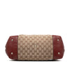 Secondhand Gucci Medium GG Canvas Web Dressage Tote