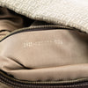 Fendi Micro Zucchino Canvas Double Flap Shoulder Bag Secondhand