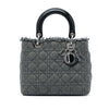 Dior Medium Tweed Cannage Lady Dior Secondhand