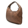 Bottega Veneta Small Metallic Nappa Intrecciato Veneta Hobo Secondhand