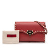 Secondhand Valentino Small Leather Rockstud Flap Crossbody