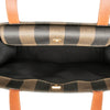 Fendi Pequin Coated Canvas Logo Tote Secondhand