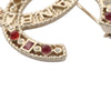 Chanel CC Brass Gripoix and Pearl Brooch Secondhand