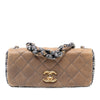 Chanel Small Quilted Lambskin and Tweed Chain Flap Secondhand